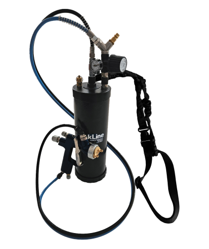 kLine Spray Gun Ergo Druckbecherpistole mit Tragegurt